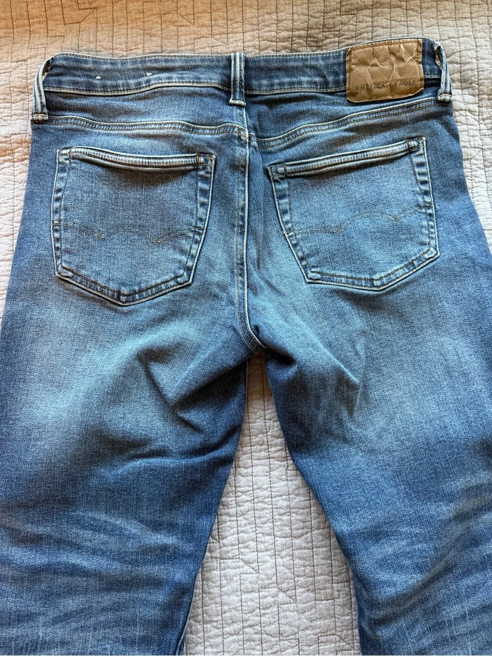 American Eagle Next Level Airflex Skinny Jeans Men’s 32x30 | Medium Wash